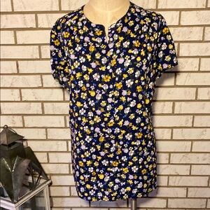 Old Navy Floral Button-Up Top